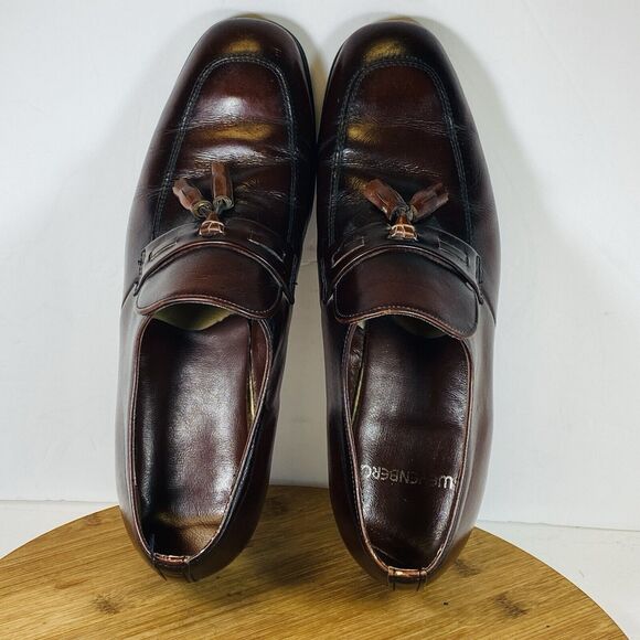 Weyenberg Mens Classic Leather Dress Shoe Size 9.5E Brown - Picture 5 of 7